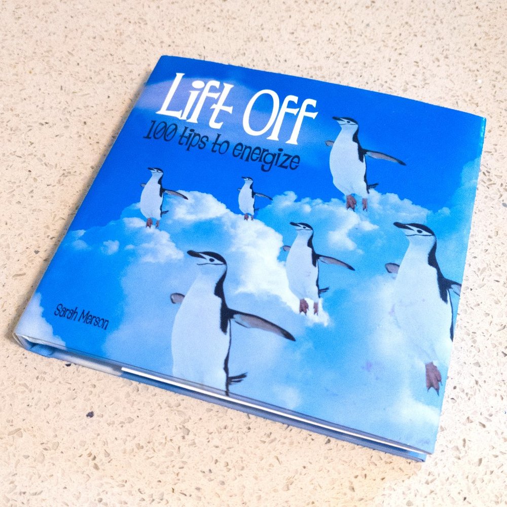 Lift Off 100 Tips to Energize Health Self Help Book Pocket Size Diet Fitness Art